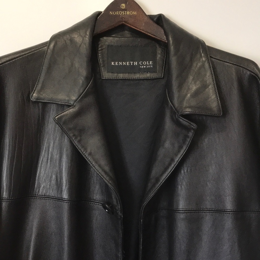 Kenneth Cole New York Men’s Leather Coat
